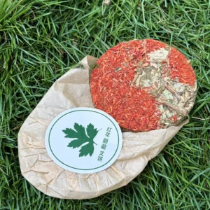Safflower & Qichun Moxa Discs — 20 Pieces — product photograph